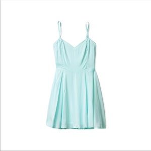 Aritzia Talula lipinski mini dress in light blue, size 2